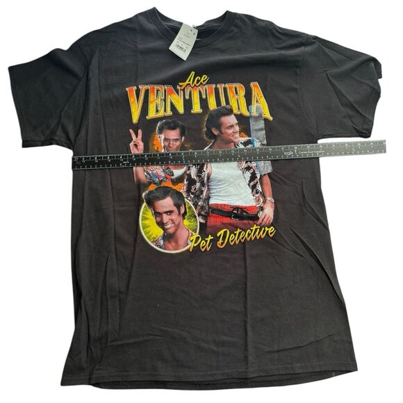Ace Ventura Pet Detective Movie Graphic T-shirt Men L Black Short Sleeve - Picture 7 of 8